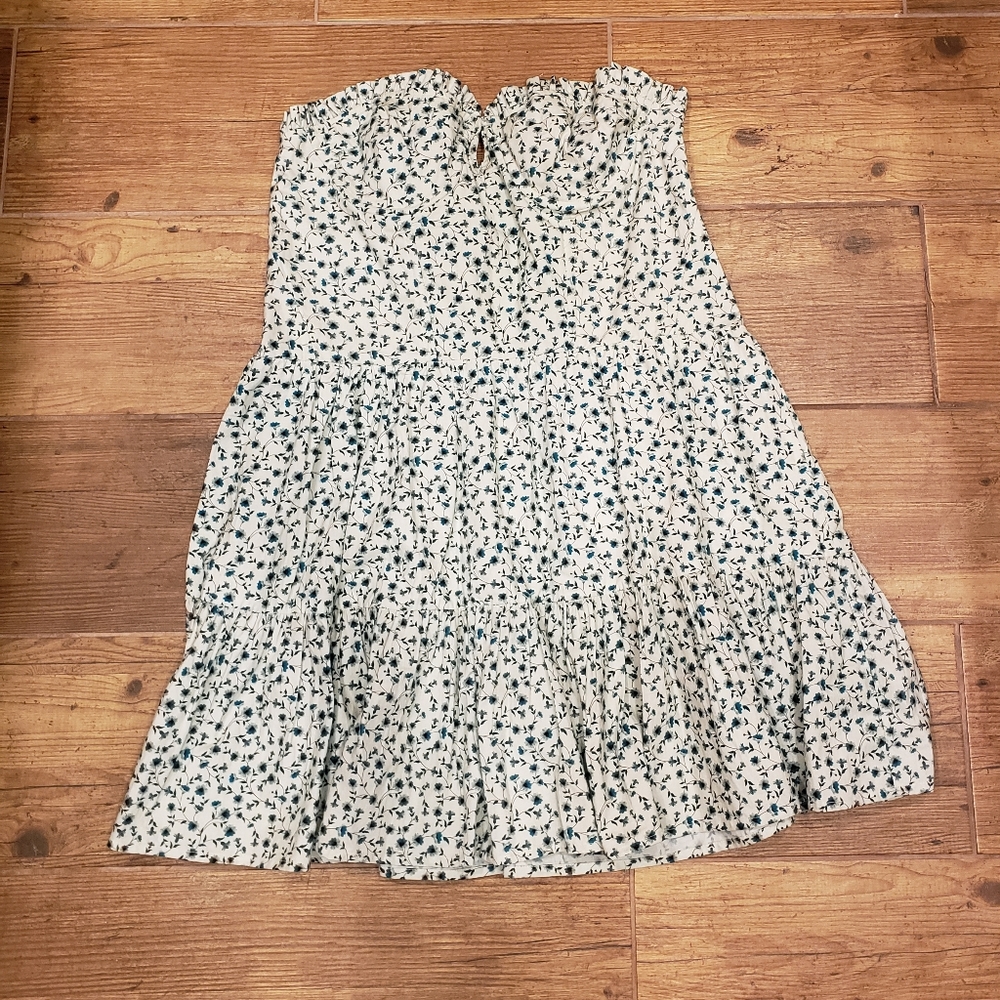 Anthropologie Forever That Girl strapless mini dress